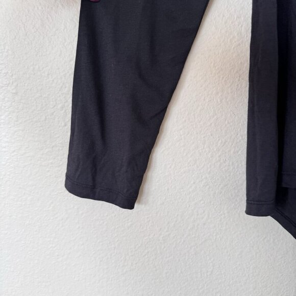 Sweaty Betty Long Sleeve Black T Shirt Size 12 Large Athleisure - Picture 3 of 8